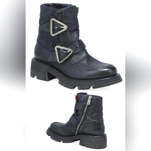 Ladies Boots As98 Booties Nwt As98 Loman Dual Strap Bootie Buckle1